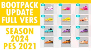 BOOTPACK PES 2021 SEASON 2024 FULL VERSION FOOTBALL LIFE 24 SIDERpes2021 pes2020 efootball [upl. by Reppiks]