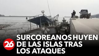 Evacuaciones urgentes en Corea del Sur tras los ataques de Corea del Norte [upl. by Dilly]