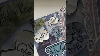 The Goblet of Fire 🏆🔥 asmr scrapbooking journal harrypotter books hobby [upl. by Yi249]