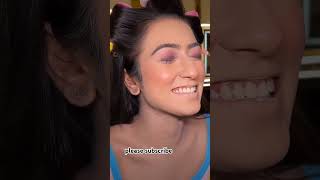 partymakeupmakeup braidalmakeup braidalmehndishortvideo makeuptutorialeyebrowstudiohairstyle [upl. by Llyrehc587]