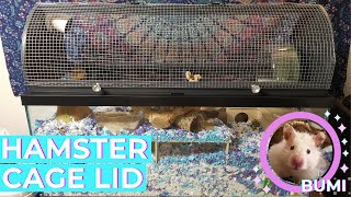 Building a Dome Hamster Cage Lid  75 Gallon Tank [upl. by Risan]