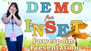 DEMO FOR INSET 2023  POWERPOINT PRESENTATION [upl. by Dinsmore]