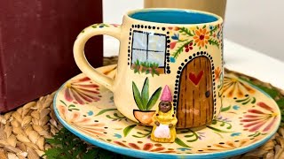 Fairy🧚‍♂️ MUG Ceramic Painting Tutorial [upl. by Gayner]