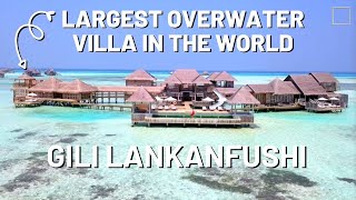 Gili Lankanfushi in the Maldives  Largest overwater villa in the World [upl. by Roti]