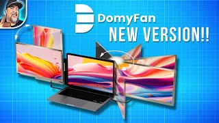 NEW Domyfan S6 Triple Screen Monitor The Ultimate Tool for Laptop Users [upl. by Zoi85]