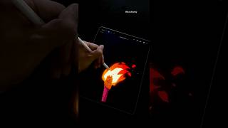 New Torch Animation Tips in Procreate 🔥 procreate animation [upl. by Llerrej127]