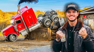 Buying A Peterbilt Semi and Destroying it EP1 [upl. by Dallman421]