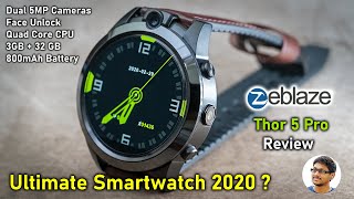 Zeblaze Thor 5 PRO Review Ultimate Smartwatch with Dual 5MP Cameras 🔥🔥 [upl. by Leland65]