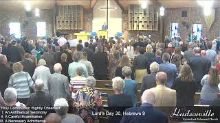 1020 AM Service  Prof Huizinga  quotHoly Communion Rightly Observedquot [upl. by Packton]