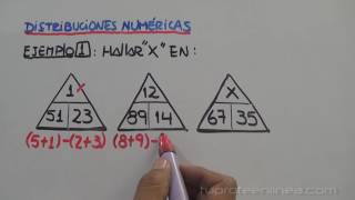 ANALOGÍAS Y DISTRIBUCIONES NUMÉRICAS  Diferentes Casos [upl. by Bergstrom]