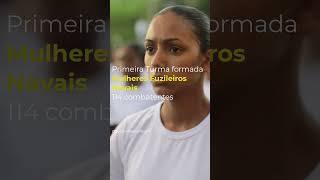 MULHERES COMBATENTES NA MARINHA  FUZILEIROS NAVAIS [upl. by Smith]