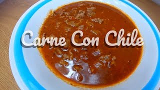 Como hacer Carne con Chile Estilo Navajas Jalisco [upl. by Ahsiuqram]