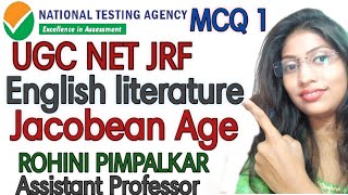 English literature MCQ jacobean age UGC net jrf BPSC JPSC UPPSC RPSC [upl. by Aylmar]