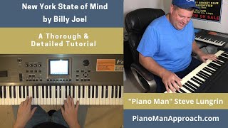 New York State of Mind Billy Joel Free Tutorial [upl. by Lody]