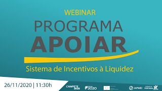 Webinar  Programa Apoiar [upl. by Nodarb444]