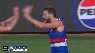 Marcus Bontempelli  Round 4 2024 Goal on the run  Western Bulldogs  Just Bont Things  AFL [upl. by Suiradal]