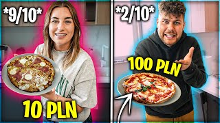 PIZZA ZA 10 ZŁOTYCH vs ZA 100 ZŁOTYCH [upl. by Anhsirk]