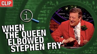 When The Queen Elbowed Stephen Fry  QI [upl. by Navad]