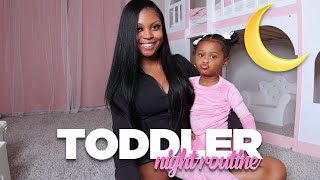 REALISTIC NIGHT ROUTINE WITH MY TODDLER  BEDTIME ROUTINE FOR MY 3 YEAR OLD [upl. by Winfred]