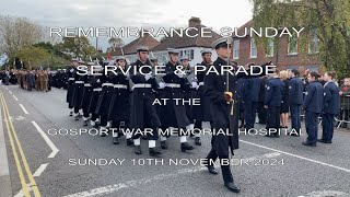 Gosport Remembrance Service 2024 [upl. by Zacek]