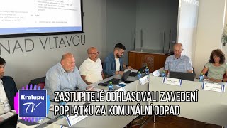 Kralupy TV Zastupitelé odhlasovali zavedení poplatku za komunální odpad 20 6 2024 [upl. by Mill]