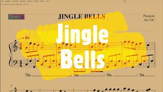 Jingle Bells  spartito gratis per pianoforte [upl. by Pierrette39]