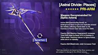 「HONKAI IMPACT 3RD」Unlocking and Upgrading New PRIARM ASTRAL DIVIDE Pisces to 6STARS [upl. by Bobker]