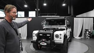 Land Rover Defender 110 White  At Celebrity Cars Las Vegas [upl. by Milda]