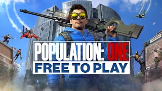 POPULATION ONE  FreeToPlay Launch Trailer  Meta Quest [upl. by Katy]