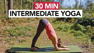 30 Min Intermediate Yoga Flow to Improve Strength amp Flexibility [upl. by Anide231]