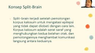 pertemuan 14 Lateralisasi Bahasa dan Split Brain [upl. by Ailed433]