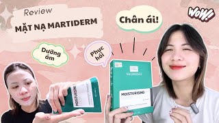 REVIEW MẶT NẠ MARTIDERM  DƯỠNG ẨM VÀ PHỤC HỒI [upl. by Olracnaig]