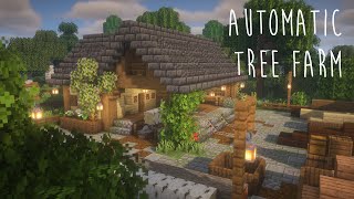 Minecraft  Automatic Tree Farm Birch Spruce Oak Wood Java 120 Complete Tutorial [upl. by Llennoc]