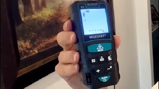 Laser Measure with Digital Angle DisplayRockSeed 165 Feet with Electronic Level Control Review [upl. by Harobed]