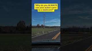 DJI Action 4 catches DEER almost HIT by CAR dji dashcam [upl. by Yborian668]