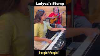 BOOGIE WOOGIE Ladyvaofficial Stomp piano music fatherdaughter band dance girl [upl. by Etnuad]