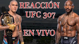 UFC 307 Reacción en vivo  MAIN CARD  Alex Pereira vs Khalil Rountree [upl. by Wager965]