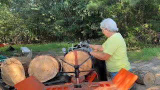 Hickory Dickory Dockfirewood splitting WolfeRidgeSplitters [upl. by Dacie]