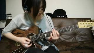 tricot  How to play quotMelon Sodaquot on Side Guitar [upl. by Atinauq]