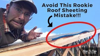 WATCH THIS BEFORE Sheeting Your Roof With OSB avoid this costly nailing  spacing mistake [upl. by Vi438]