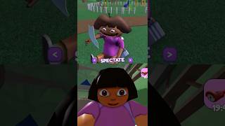 Jumpscare Hungry Nora VS Dora Prison Run 🔥 roblox Roblox Obby Rainbow Friends [upl. by Nowed876]