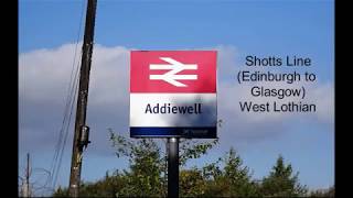 Addiewell Railway Station Shotts Line West Lothian [upl. by Nyrahtak]