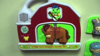 LeapFrog Fridge Farm Animal Set Review [upl. by Nedmac984]