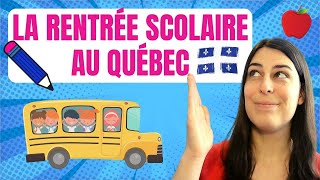 La rentrée scolaire au Québec [upl. by Anirbas779]