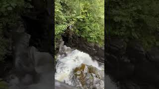 Waterfall at The Birks of Aberfeldy Perthshire Scotland [upl. by Desi843]