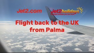 Jet 2com Jet 2 holidays Flight from Palma de Mallorca Airport to Leeds Bradford Airport 230724 [upl. by Dedric935]