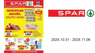 Spar akciós újság HU 20241031  20241106 [upl. by Reace714]