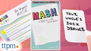 MASH Board Game from Spin Master Review 2021  TTPM Toy Reviews [upl. by Caine207]