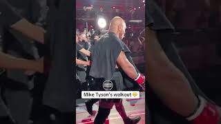 Mike Tyson’s walkout 😤 PaulTyson [upl. by Derreg]