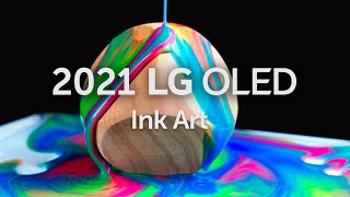 2021 LG OLED l Ink Art 4K HDR 60fps [upl. by Vashtee750]